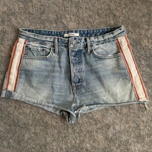 GRLFRND Cindy Side Stripe Shorts Sz 29 Salerno
